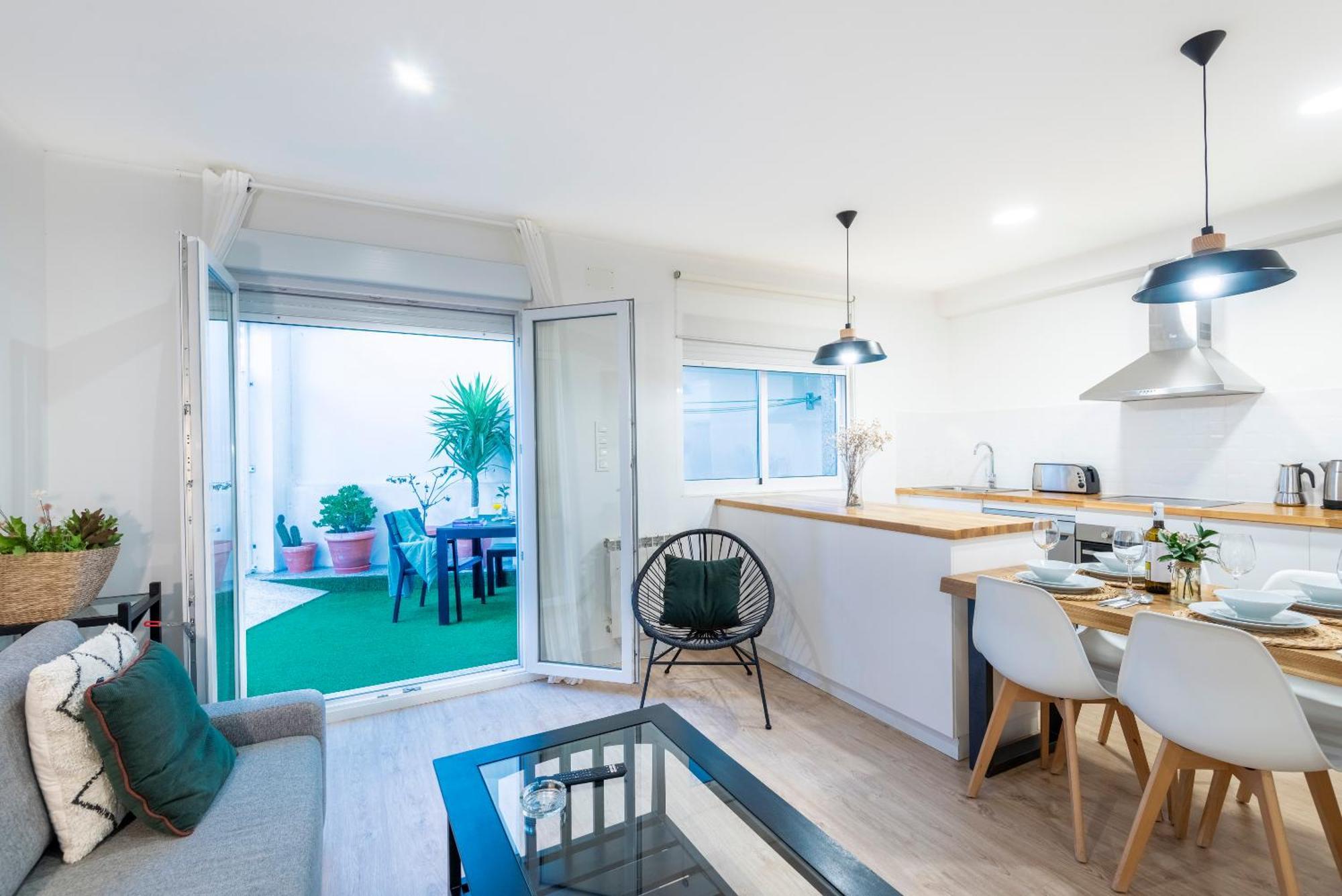 A 140 M Playa Canelinas- 2 Habit. 4-6 Pax Apartament Sanxenxo