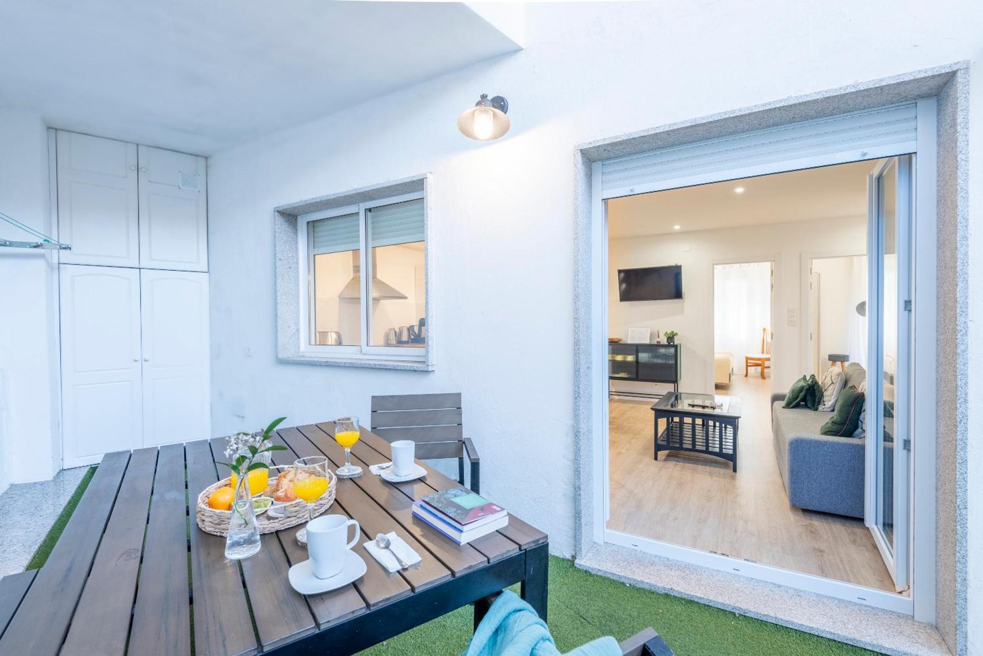 A 140 M Playa Canelinas- 2 Habit. 4-6 Pax Apartament Sanxenxo